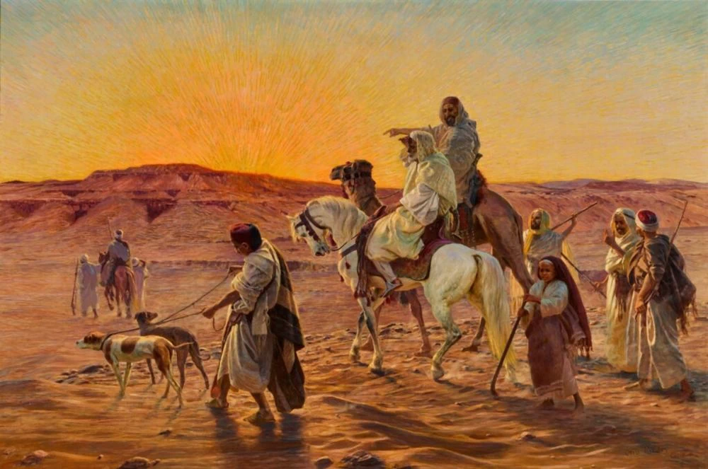 Alba nel deserto